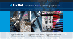 Desktop Screenshot of fdm.de