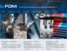 Tablet Screenshot of fdm.de