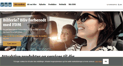 Desktop Screenshot of fdm.dk